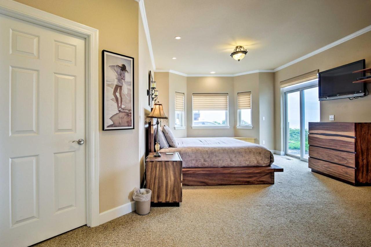 Oceanfront South Beach Home With Hot Tub And Sauna Нюпорт Екстериор снимка